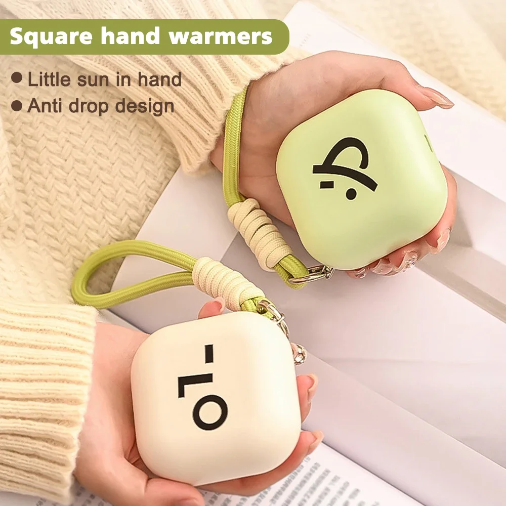 2024 New Hand Warmer Mobile Power 2 In 1 Usb Charging Winter Mini Hand Warmer Pocket Hand Warmer Large Capacity Winter Gift