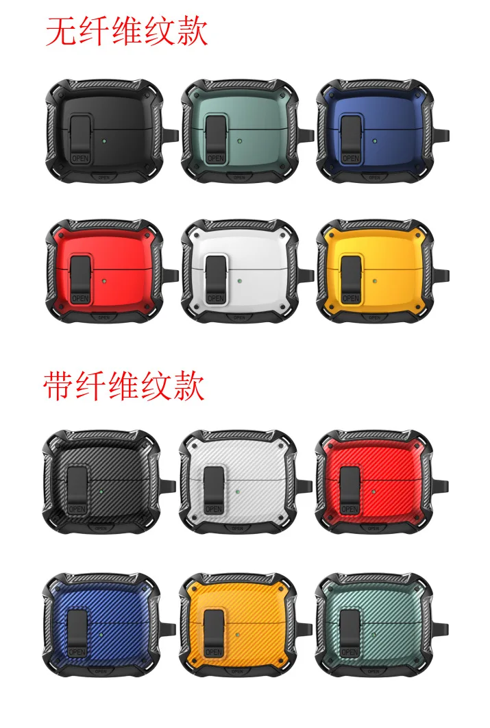 protective cover, new model Suitable for Samsung Galaxy Buds3/3Pro Bluetooth earphone case with switch bracket and anti drop