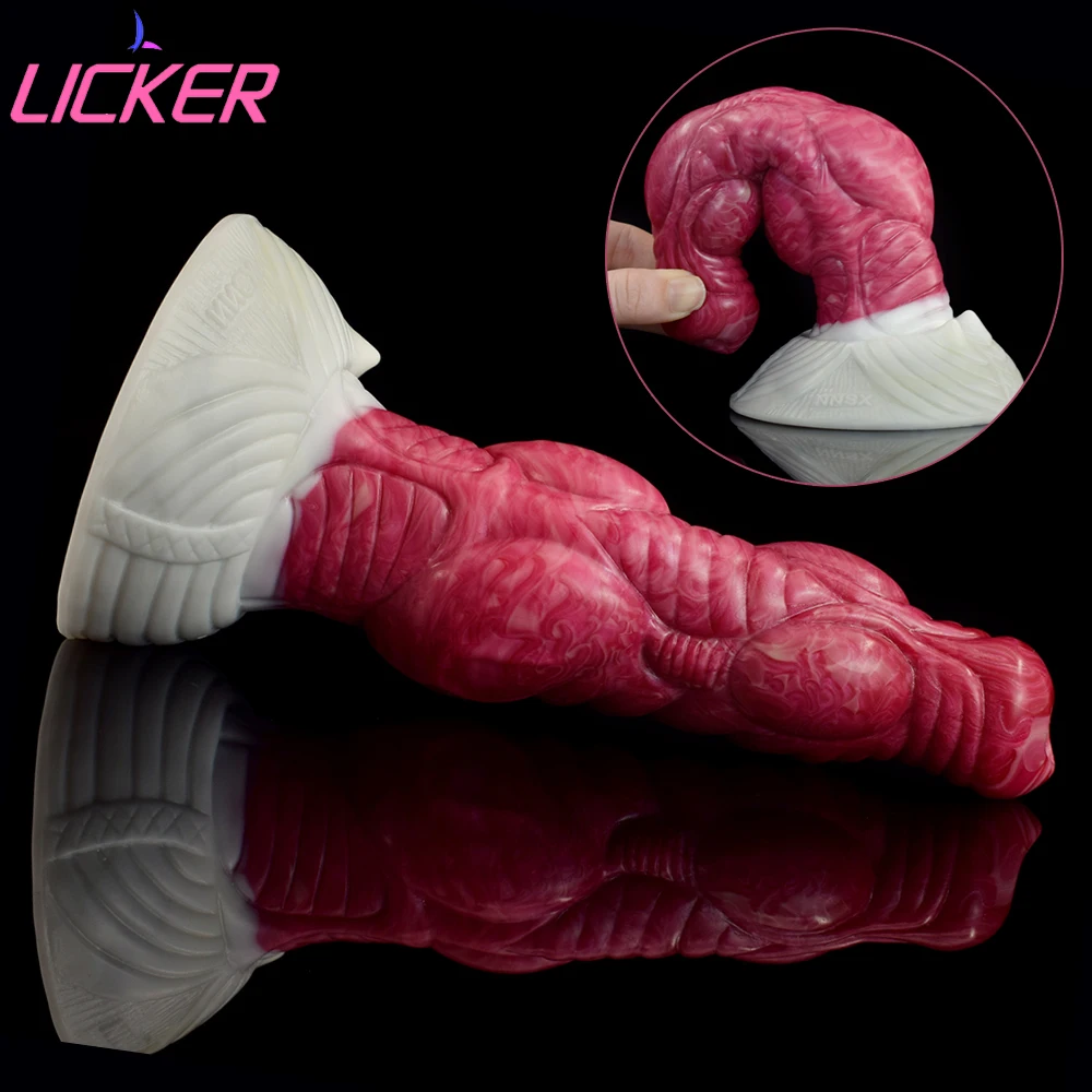 

LICKER Animal Wolf Knot Penis Vaginal Stimulation Female Masturbator Orgasm Dick Toys Sex Butt Plug Dildo Adults Game Goods