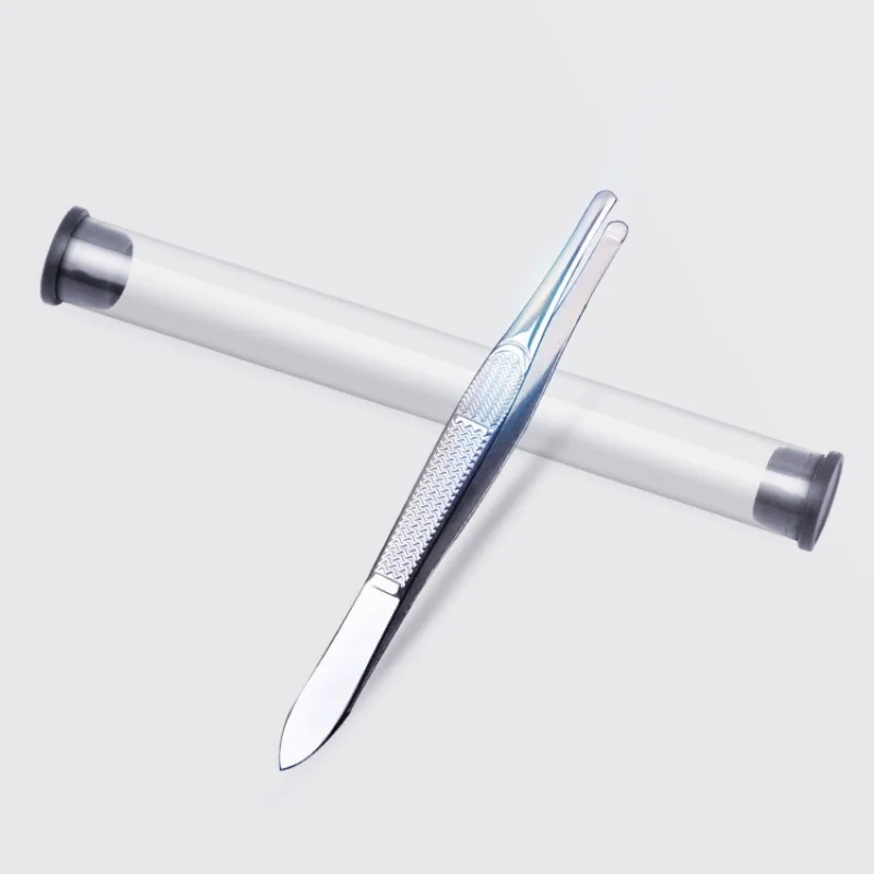 1/3/5 قطعة ملقط الحاجب الفولاذ المقاوم للصدأ مشبك التجميل طرف مائل طرف مسطح كليب لتقليم الحاجب أدوات إزالة شعر الوجه