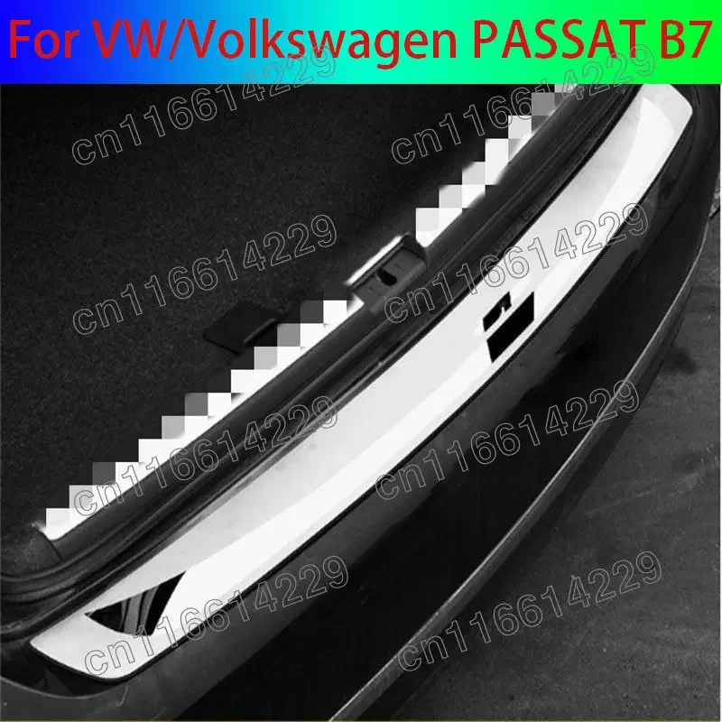 

For VW Volkswagen Passat B7 2011-2015 Stainless steel Rear Bumper Protector Sill Trunk Tread Plate cover Trim Car styling