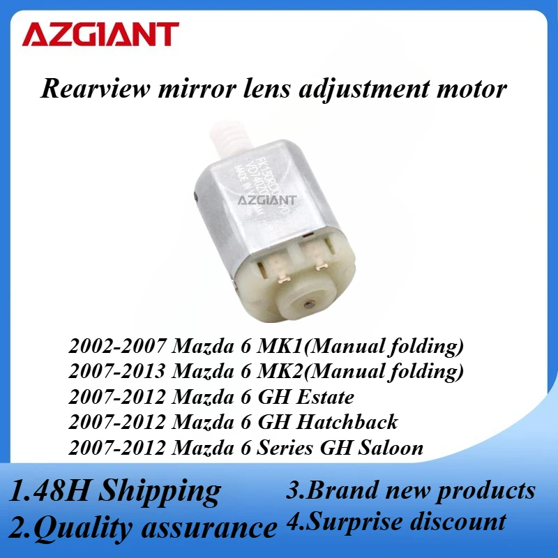 

For Mazda 6 MK1 2002-2007 MK2 GH 2007-2012 FK130RD09490 Genuine Wing Mirror Left Right Adjustment Motor Assembly