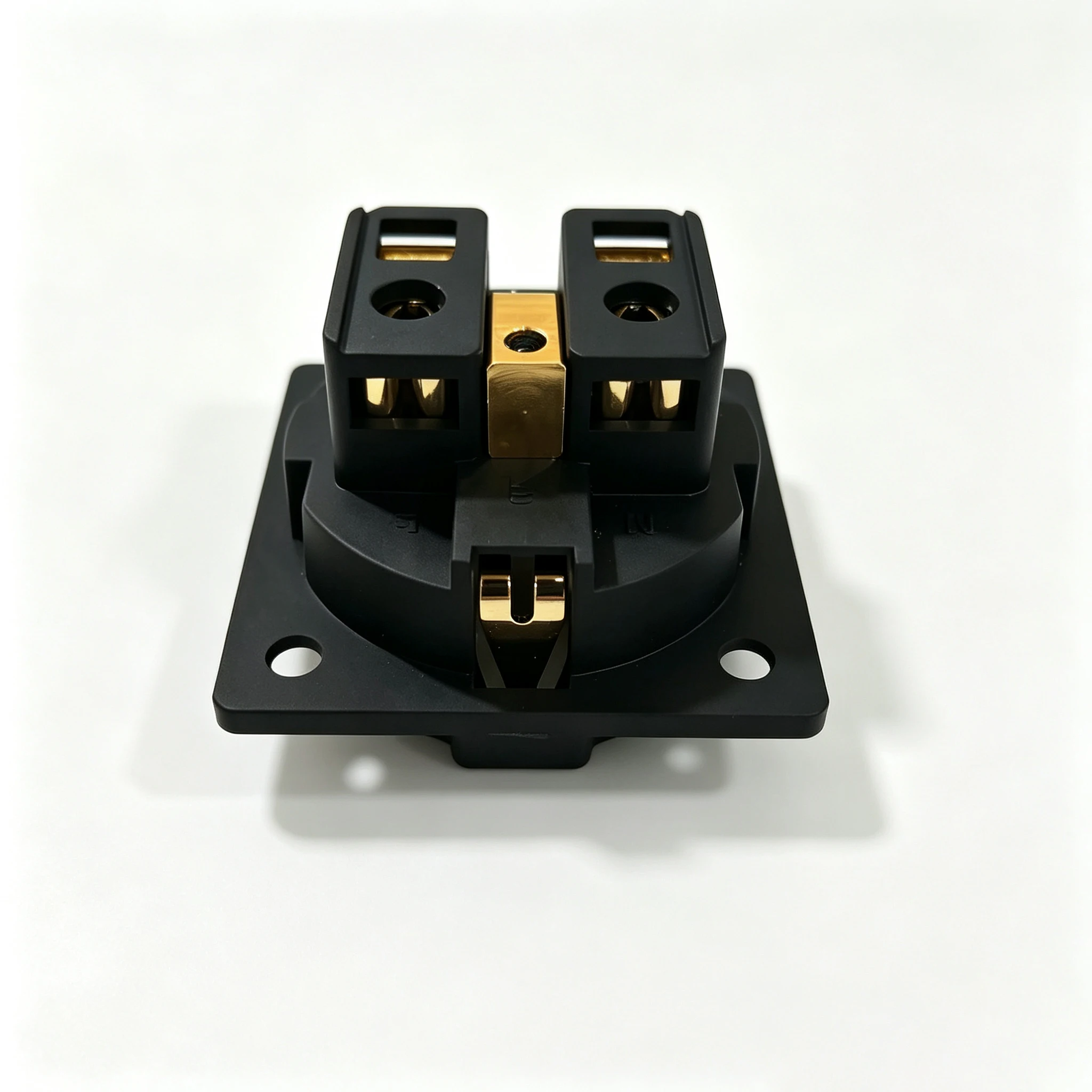 EU-Schuko-Steckdose NCF FI-E30 AC 250 V 16 A EU 2-polige IEC-Eingangsleistung Uitimate Schuko-Chassis-Buchse plattiert Neutralkupfer – Detail 9