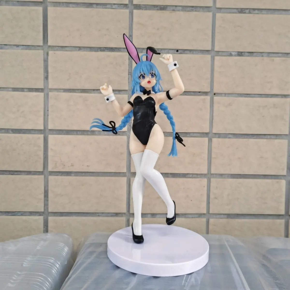 20 سنتيمتر روكسي Migurdia الأرنب فتاة أنيمي الشكل Mushoku Tensei التناسخ العاطلين ايريس/سيلفييت عمل نموذج لجسم ألعاب الدمى #2
