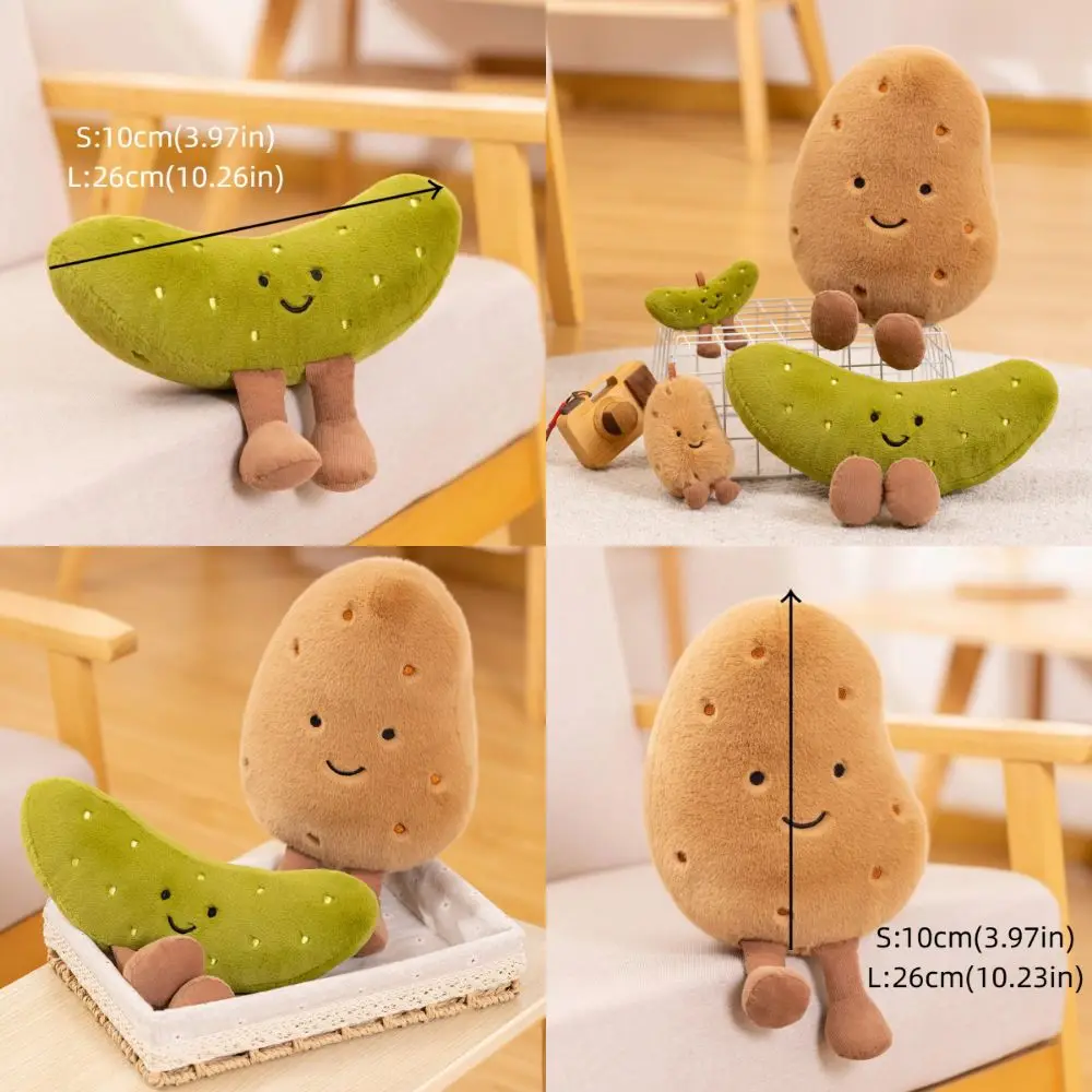 Little Potato Realistic Design Pickle Stuffed Fruit Series Potato Vegetable Series Gift For Girl