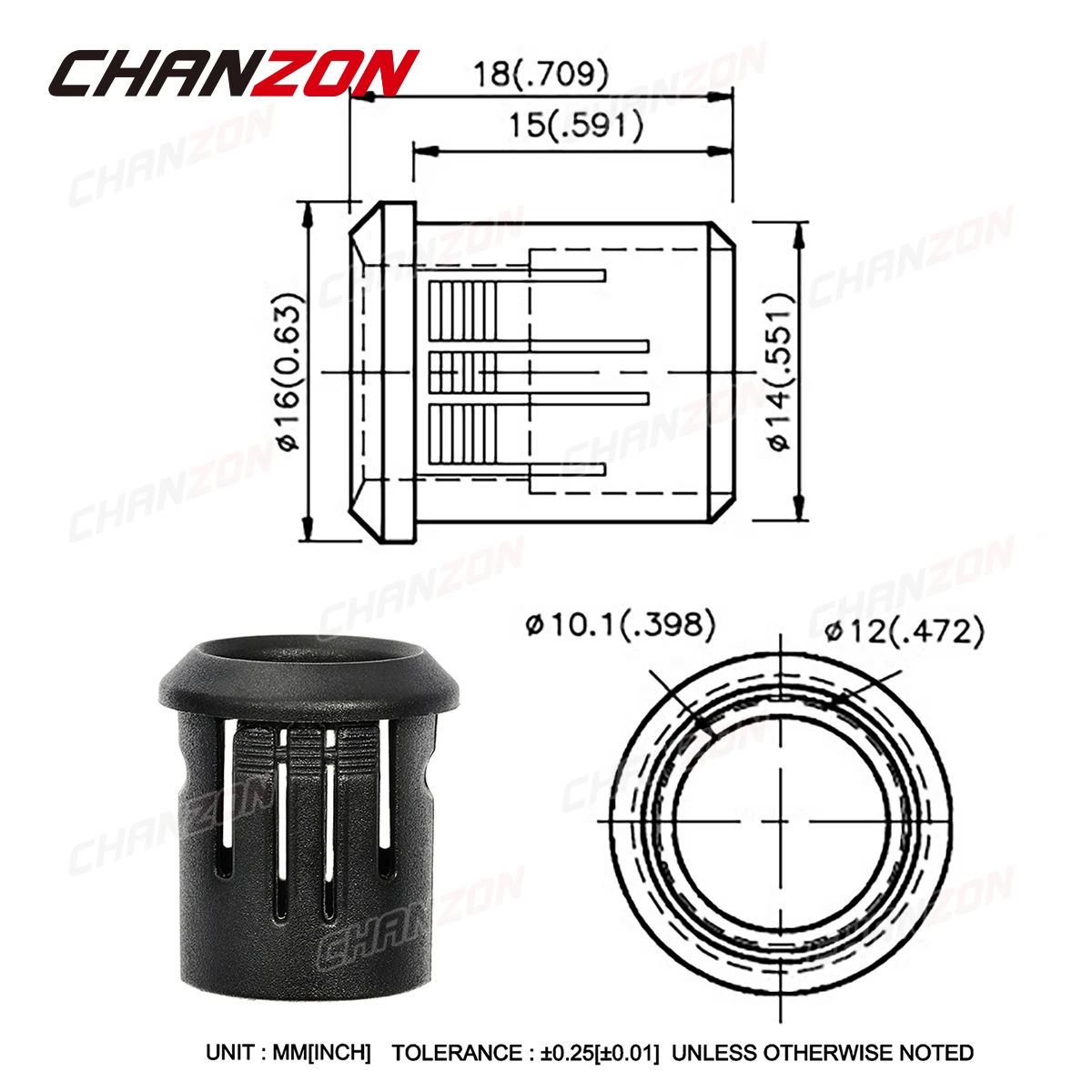 Soporte LED de 3mm, 5mm, 8mm, 10mm, Clip de enchufe, bisel, diodo emisor de luz, cubierta de Base de lámpara, Panel de montaje de pantalla de