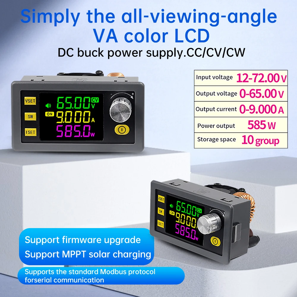 XY6509 CNC Adjustable Dc Step-Down Power Supply Constant Voltage Constant Current Regulated Power Supply 585W Step-Down Module