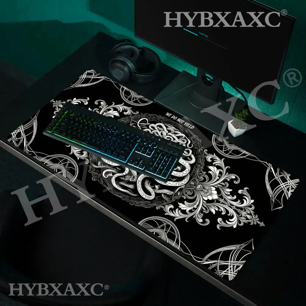 

HYBXAXC Medusa Desk Mat We Do Not Yield Feminist Rage Mouse Pad, Office Decor, Desk Protector Feminist Liberal, Gift for Her