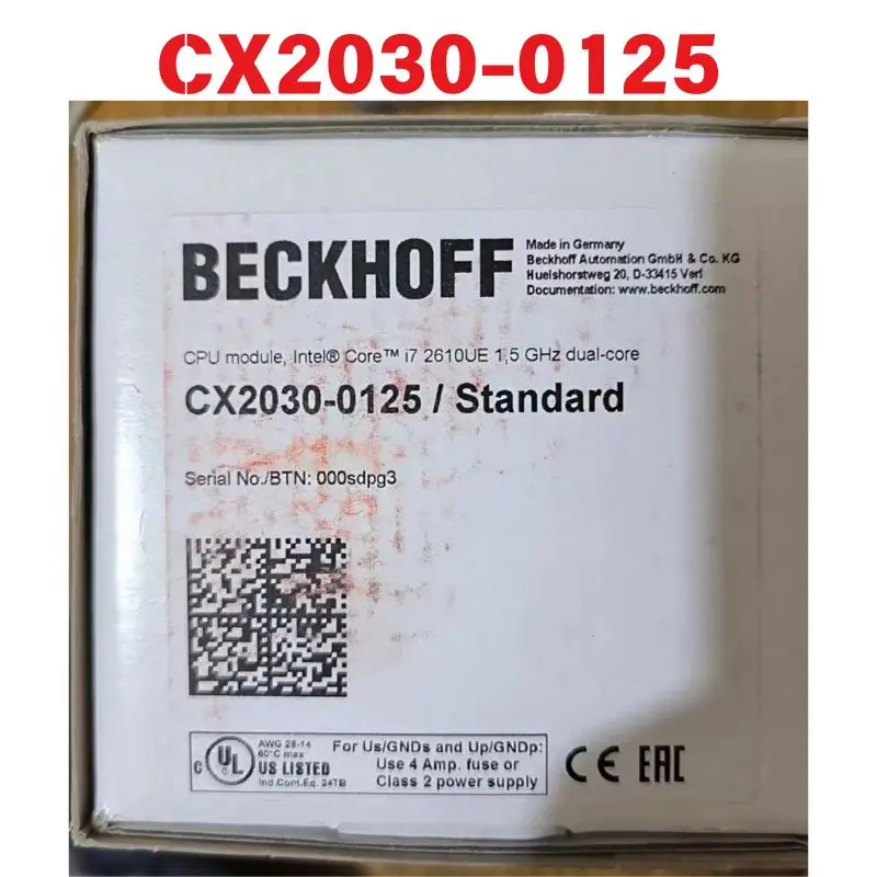 

CX2030-0125 PLC controller Functional test OK Fast delivery