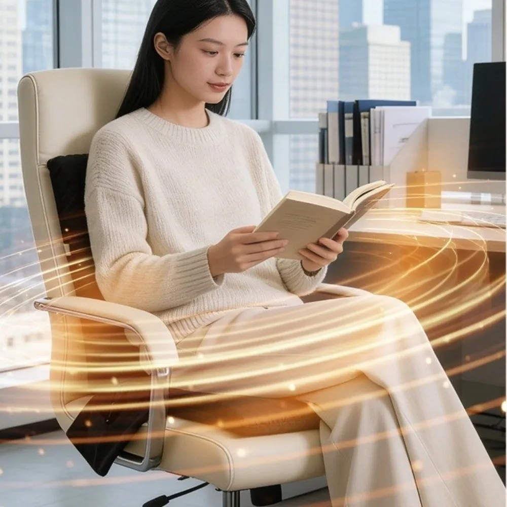 USB Charging Warm Heated Seat Mats Folding Cold Resistant Portable Heated Seat Cushion Fast Heating Lightweight