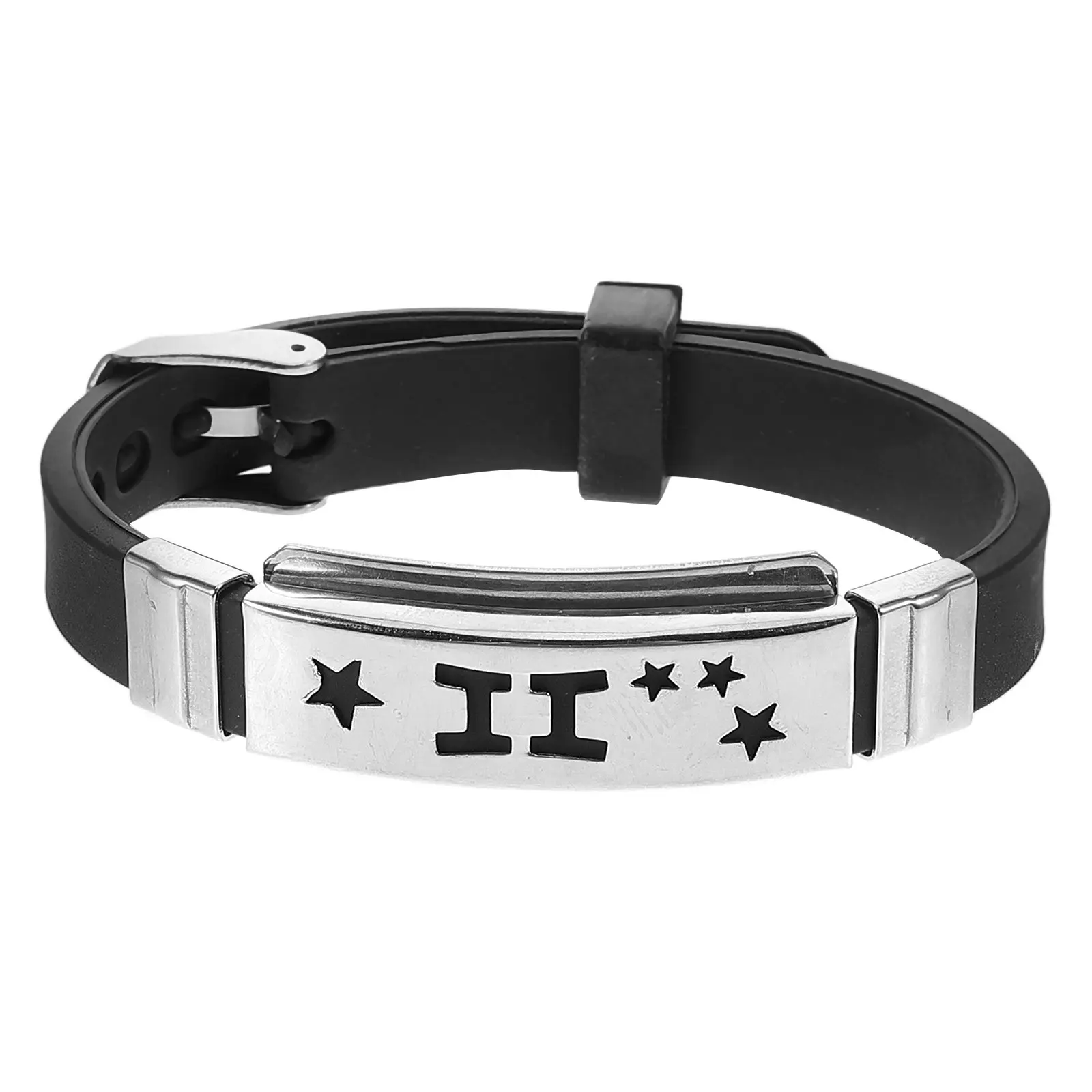 Stainless Steel Twelve Bracelet Gemini Zodiac Bangle Premium Fashion Jewelry All Day Wear Versatile Gift for Her