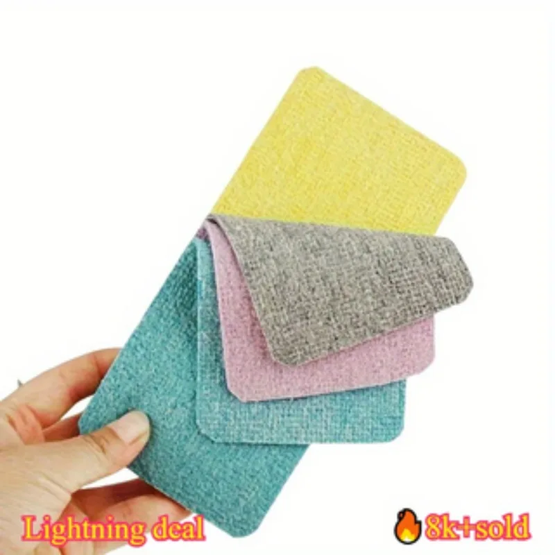 قطعة واحدة، 12 طبقة من الألياف، قماش تنظيف مثالي، مناسب للمطبخ والحمام وأدوات المائدة وتنظيف المنزل، بتصميم قابل للتمزيق