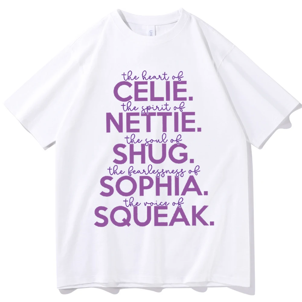 The Color Purple Shirt The Color Purple Movie 2023 Musical Lover Gift Celie Nettie Unisex O-Neck Short Sleeve Shirts