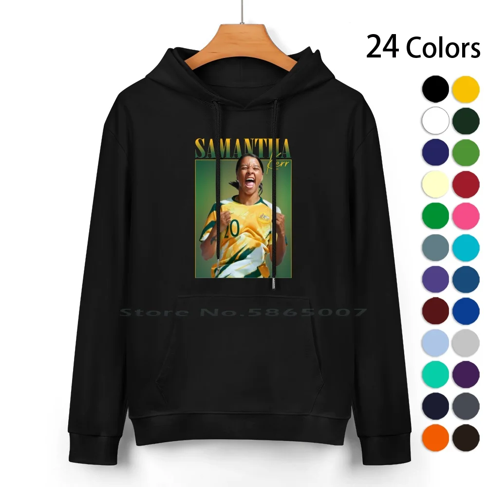 

Sam Kerr | | Backflip Boom Pure Cotton Hoodie Sweater 24 Colors Sam Kerr Very Raunchy Australian Football Fa Captain Kerr2