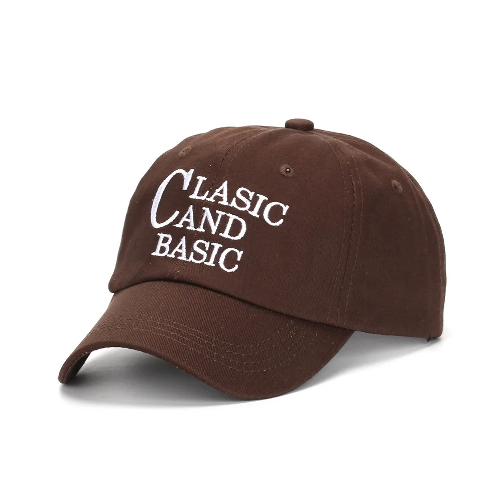 

New Adjustable Baseball Cap Coffee Brown Wide Brim Duckbill Cap Breathable Sunshade Hat