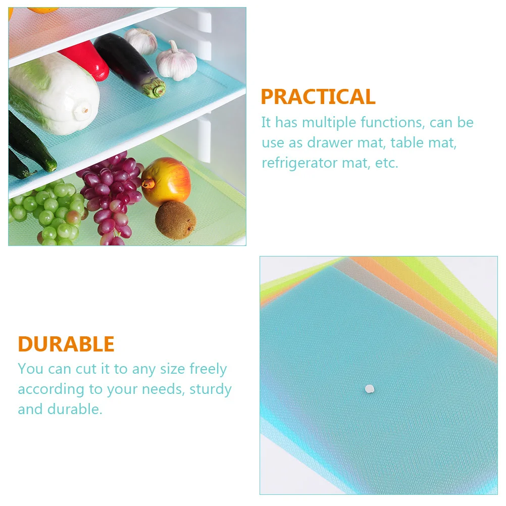 

16Pcs Eva Anti-Slip Cabinet Liner Pad Multipurpose Kitchen Drawer Shelf Refrigerator Mat Waterproof Protective Desktop Table Mat