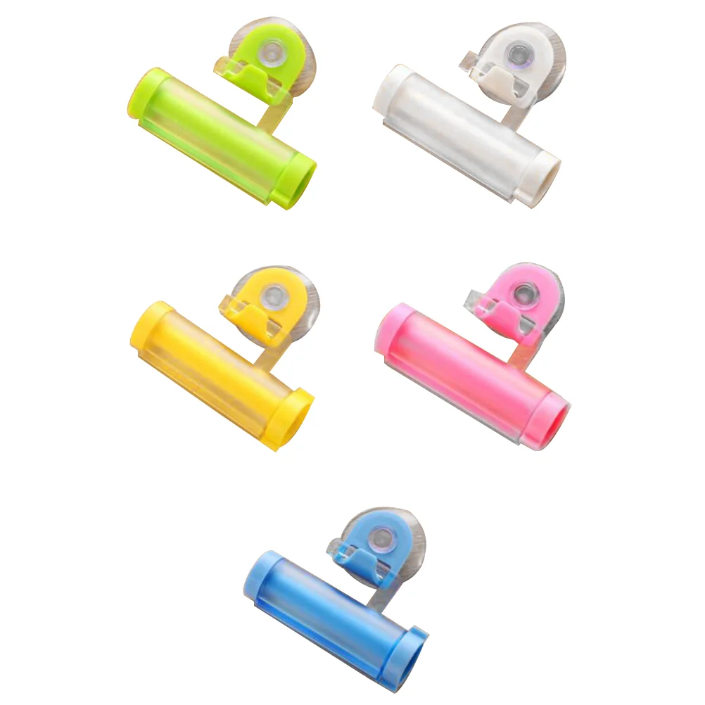 

5 Pcs Toothpaste Dispenser for Home Use Rolling Tube Squeezer Space-saving Roller