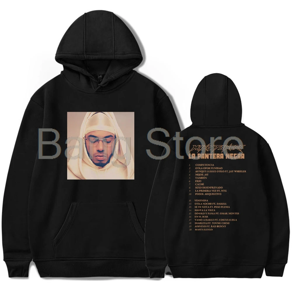 Myke Towers Album Cover Hoodie Sweatshirt Women Men Long Sleeve Fashion Pullover Unisex Clothes