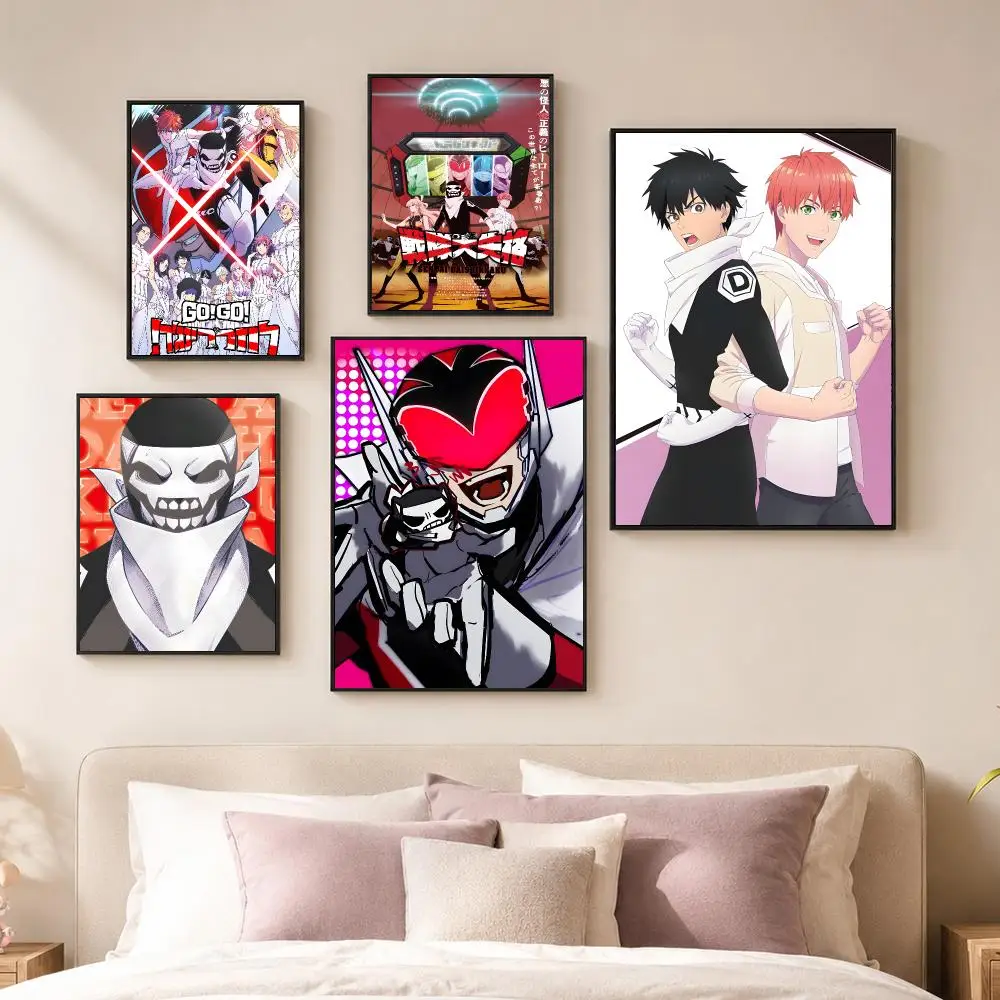 Anime G-Go! Go! Loser Ranger Poster Vintage PP Paper Wall Art Home Decor Print for Bedroom Living Room Aesthetic Gift