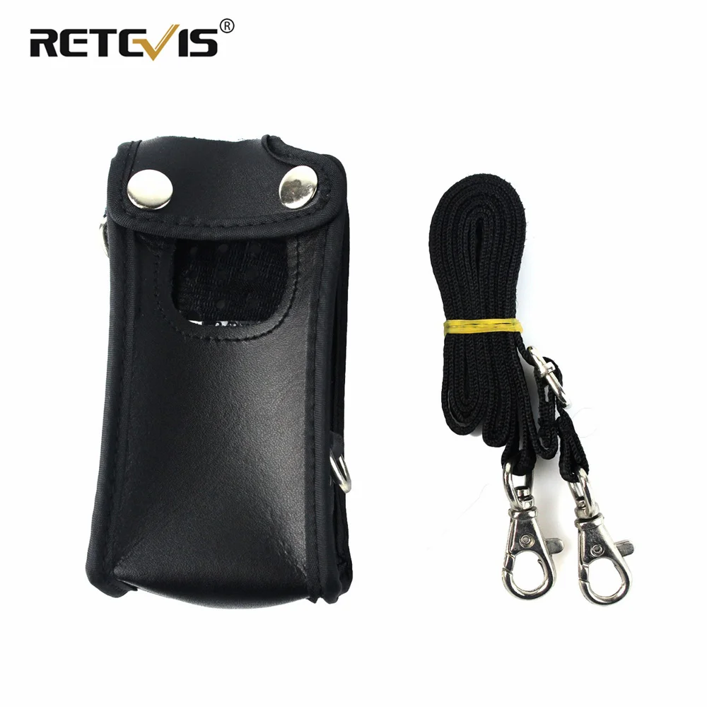 Walkie Talkie Holster Leather Carrying Holder Case For TYT MD380 MD-380 MD 380 Retevis RT3 RT3S DMR Digital Radio Accessories