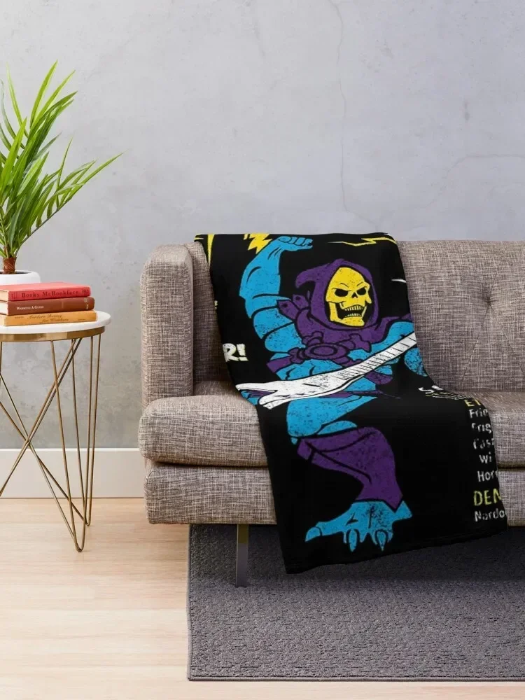 Skeletor Throw Blanket blankets ands Beach Quilt Bed Blankets