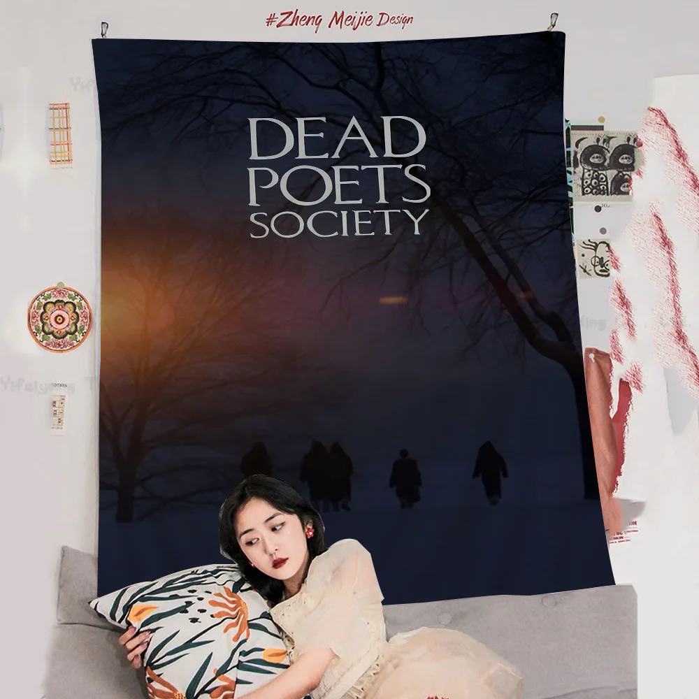 

Movie Dead Poets Society Wall Tapestry Hanging Tarot Hippie Wall Rugs Dorm Wall Hanging Sheets