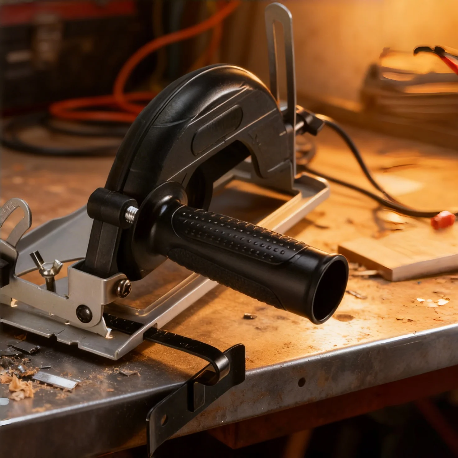 Angle Grinder Retrofit Cutting Machine Slotting Base,Cutting Machine Slotting Base 45° Cutting Brace for 100-125mm Angle Grinder