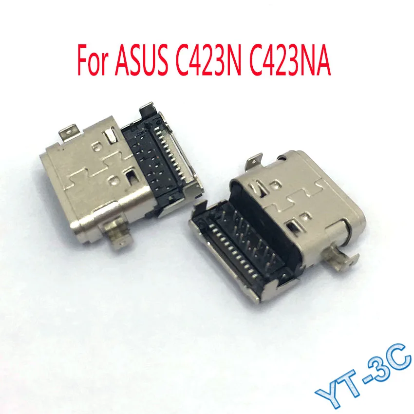 2PCS Neue Für ASUS C423N C423NA USB C USB 3,1 Typ-C USB Lade Buchse Port Stecker DC power Jack Stecker