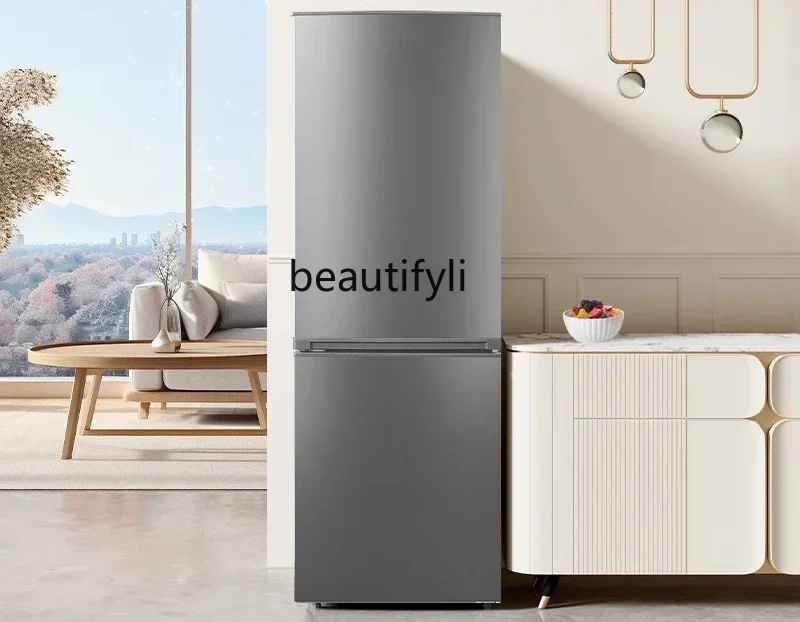 YH A01 에너지 절약 및 절전 베이스 2도어 소형 냉장고 대여 기숙사 가정용 소형 아파트 양문형