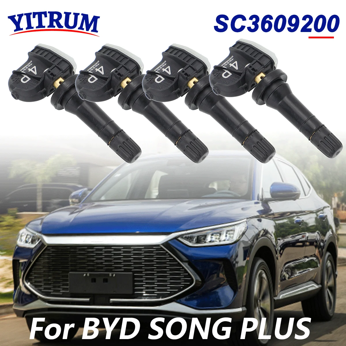 

SC3609200 Датчик шин TPMS для BYD Song Plus 2020/9 2021 2022 2023 2024Atto 3 Dolphin Seal Yuan EV Han Qin Plus EV 433 МГц