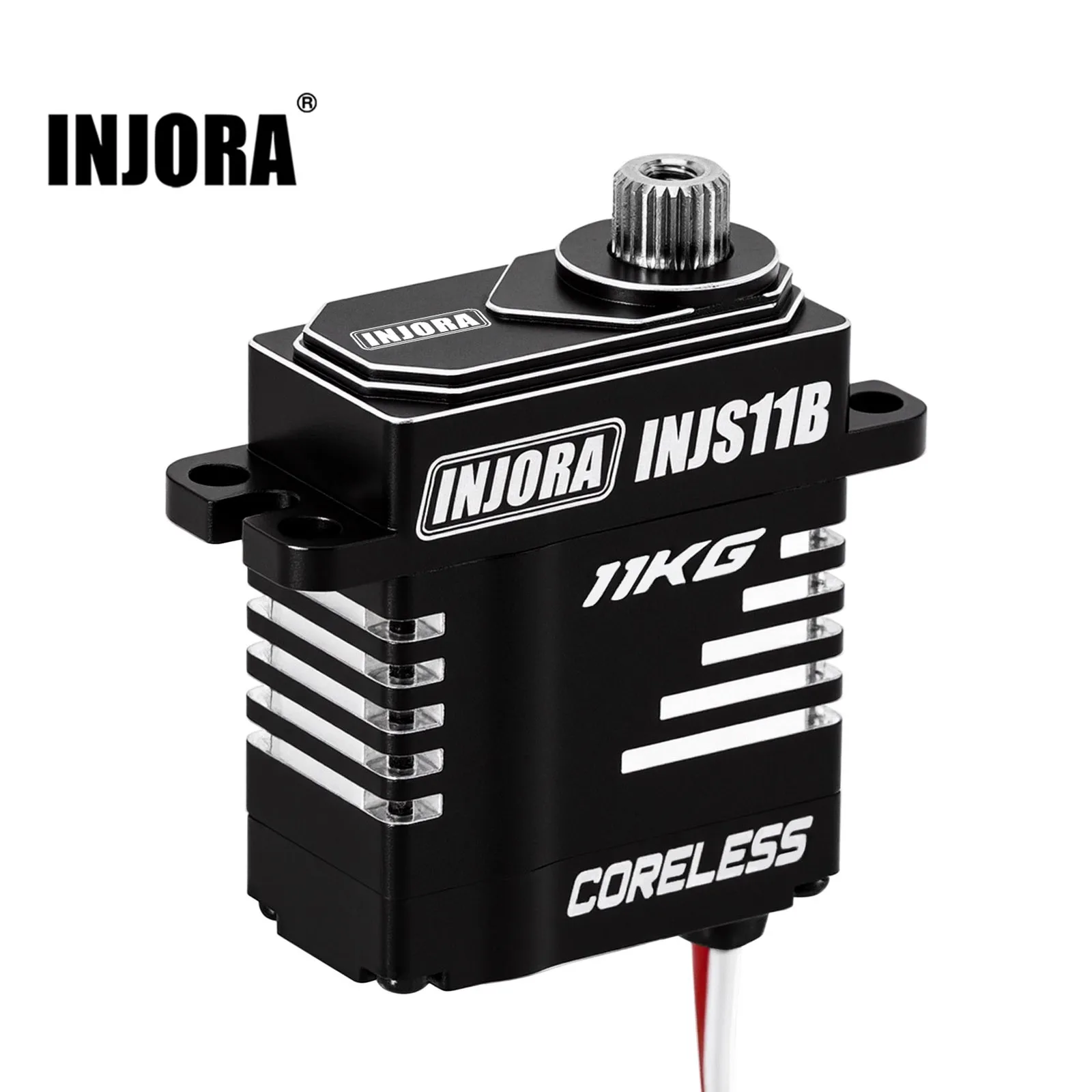 INJORA 11KG INJS11B Coreless Servo with Tray & Horn for 1/24 SCX24 AX24