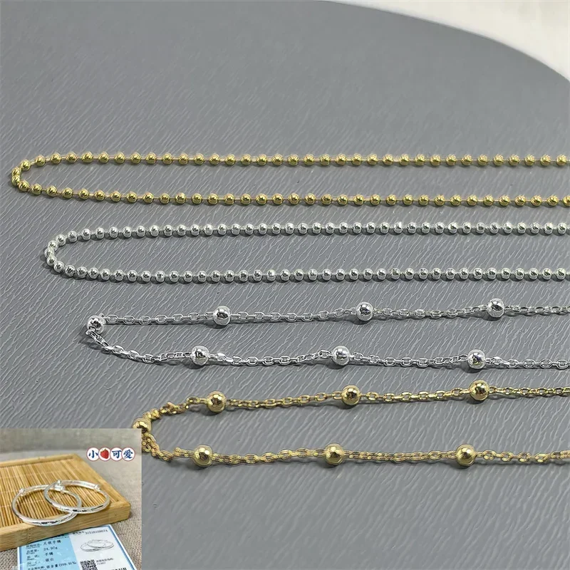 

Ожерелье с испанским плюшевым мишкой, серебро 925 пробы, Pendientes, классическая круглая бусина, длинная цепочка, бесплатная доставка "