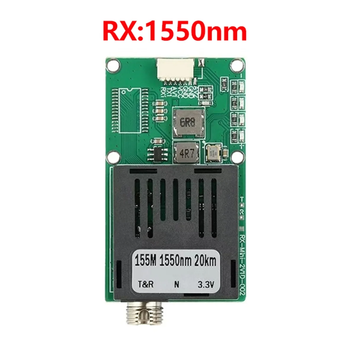 2025+ محول ألياف أحادي الوضع FC/UPC TX+RX 1 قناة فيديو + UART وTTL وSBUS إلى وحدة تحكم بصرية 0-20 كجم