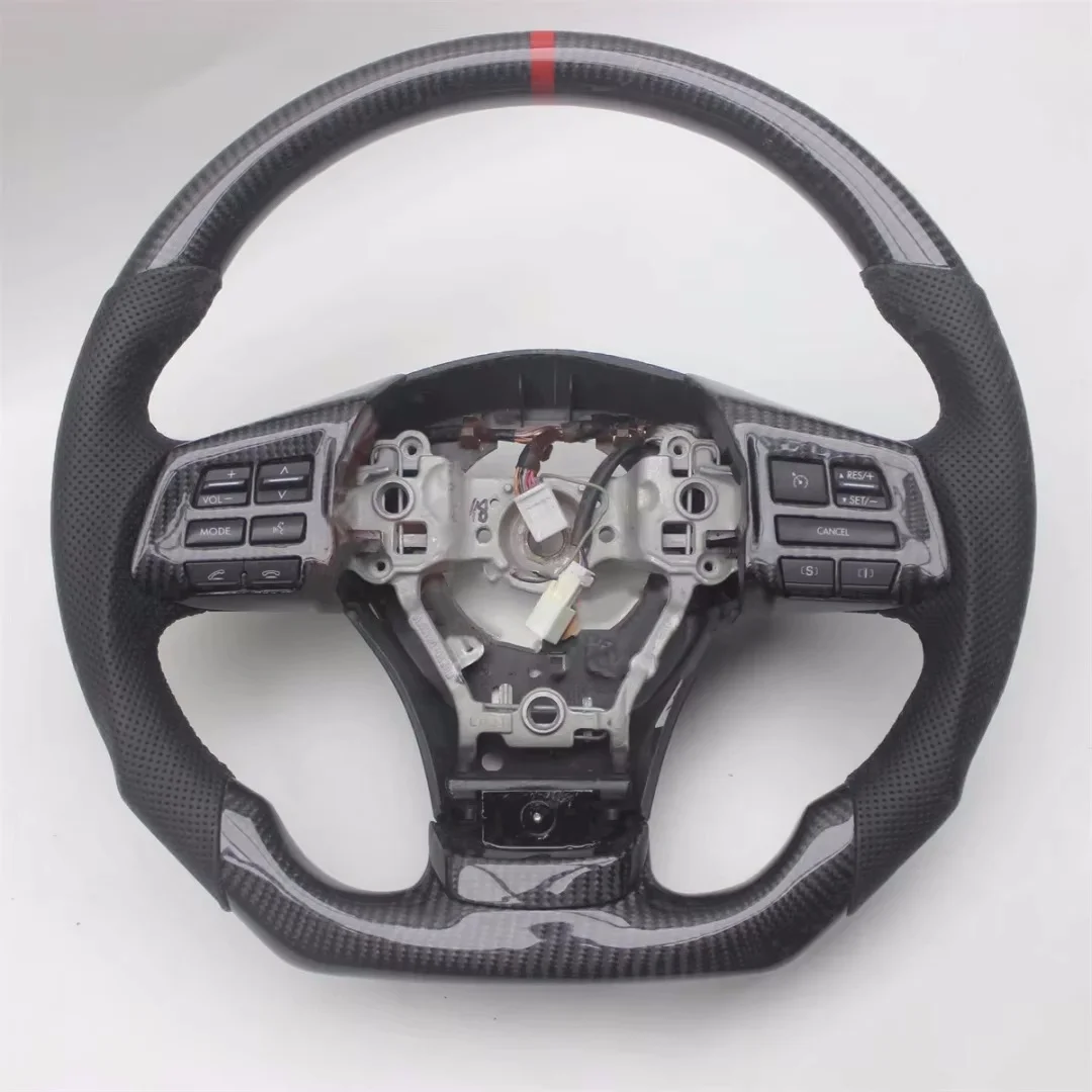 

Replacement For Subaru Forester Real Carbon Fiber Leather Steering Wheel 2013-2018