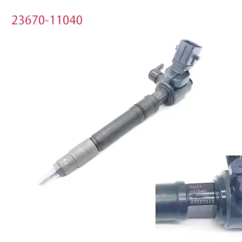 Common Rail Fuel Injector 23670-11040 for Toyta 2GD Hilux 23670-19065 Injector Diesel