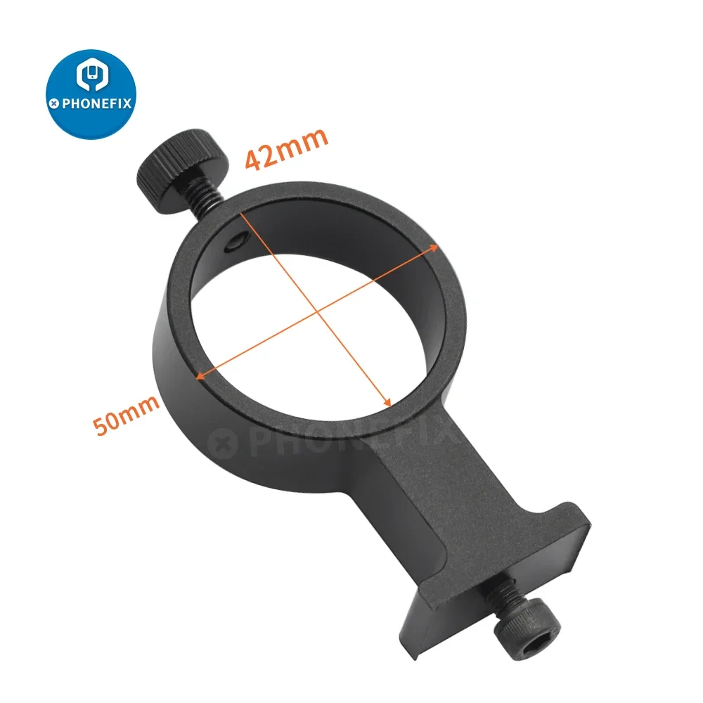 42mm 50mm C-Mount Microscope Lens Ring Adapter Holding Ring Focusing Bracket Focus Holder  Video Camera Table Stand Holder