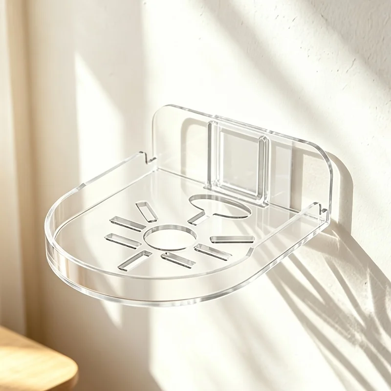 1pc Universal Non-Drilling Wall Mount for CCTV Camera - Durable and Space-Saving Storage Holder