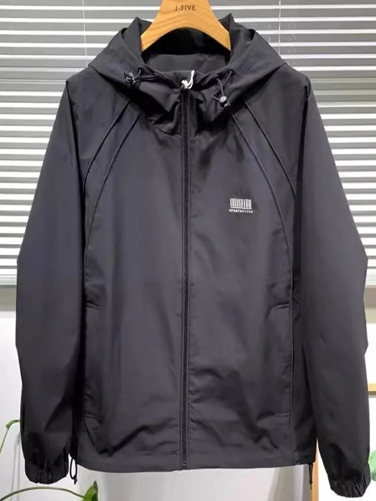 

Высококачественная мужская куртка в американском стиле Sle, весна-осень 2021, новая мода, свободная ветровка с капюшоном, молодежное пальто из полиэстера, Urban Faion