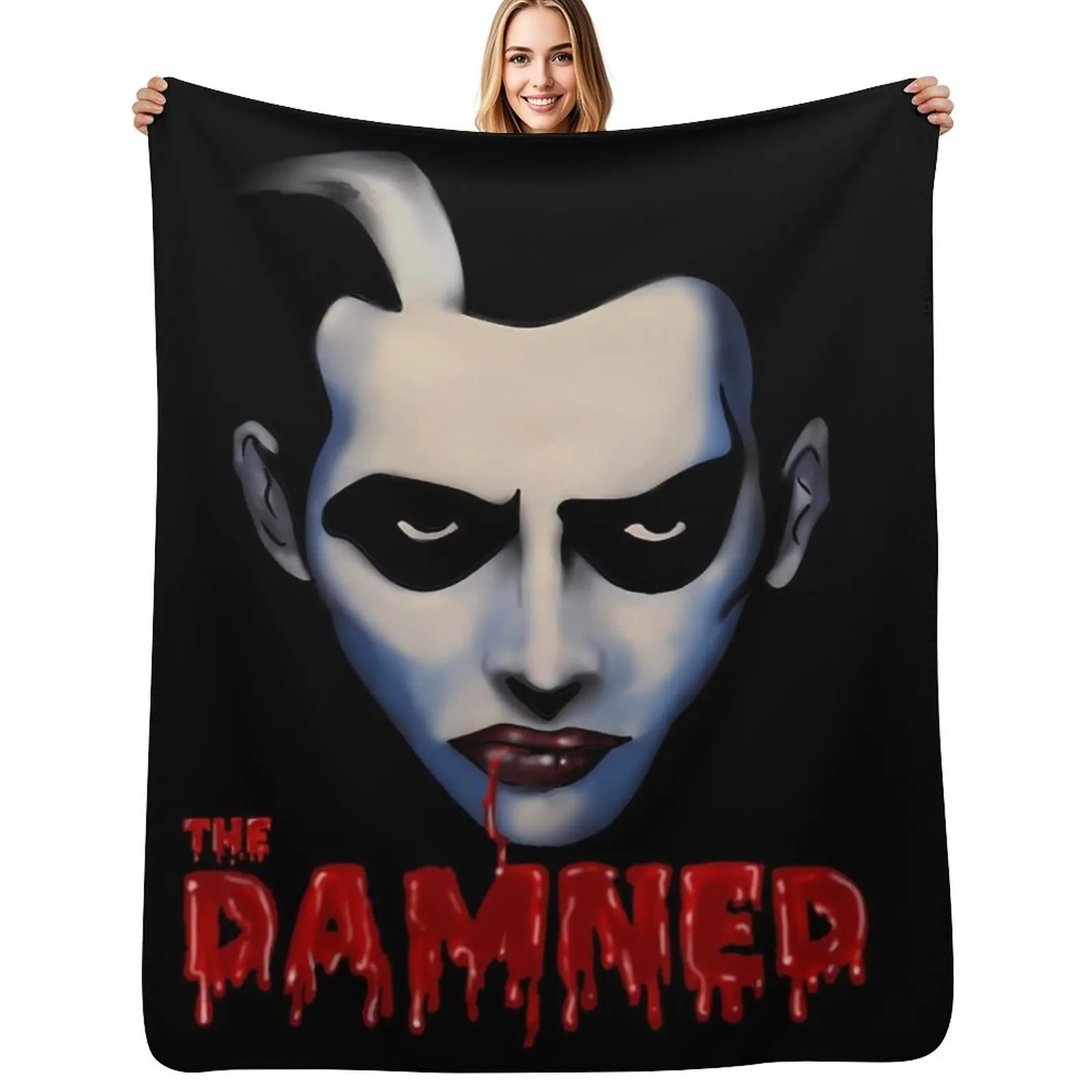 

The Punk Rock Band - The Black Album Throw Blanket Lightweight Warm Blanket for Travel Camping