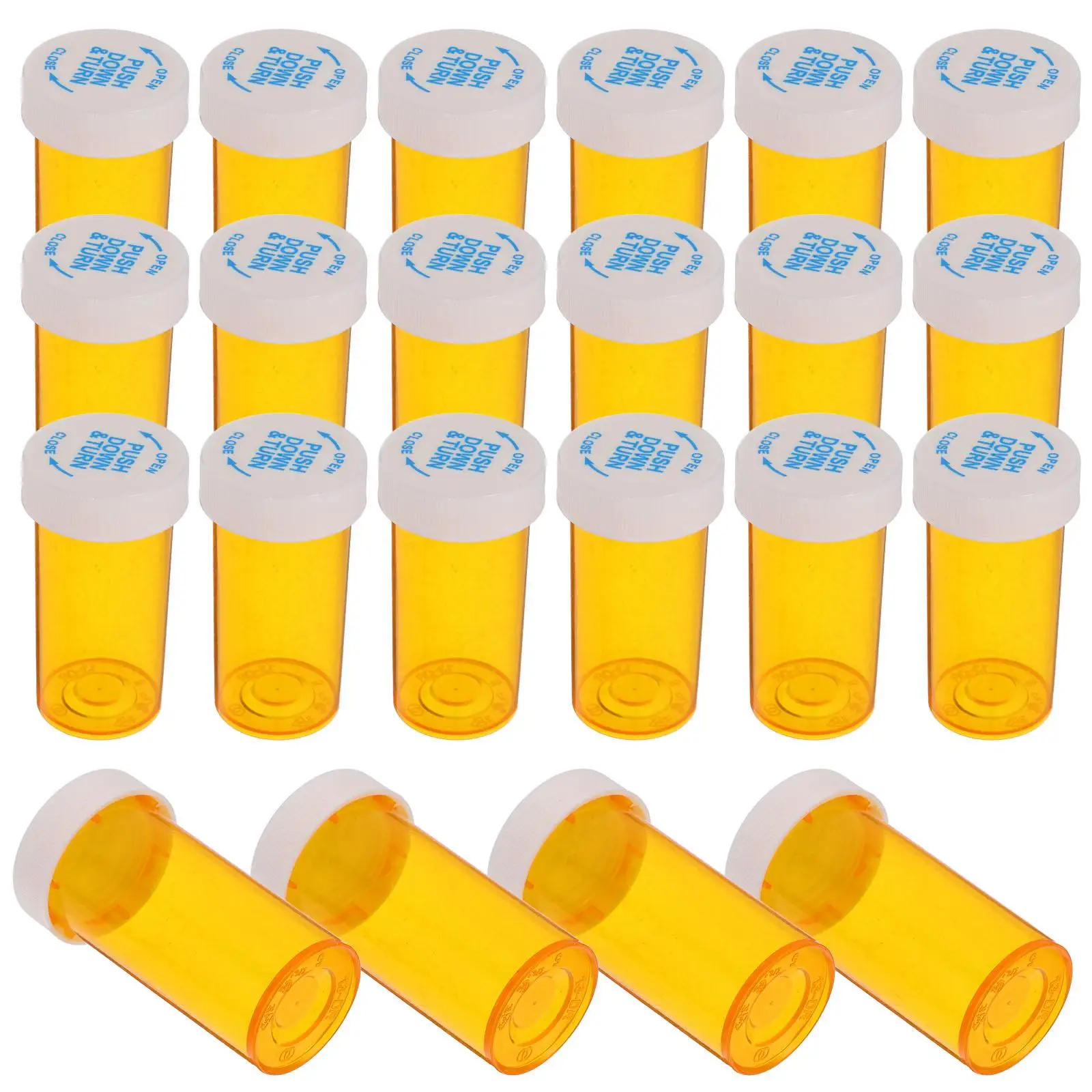 

25 Pcs Health Care Packaging Bottle Travel Medicine Empty Bottles Organizer Carrier Small Holder Pill Box Accessory Portable