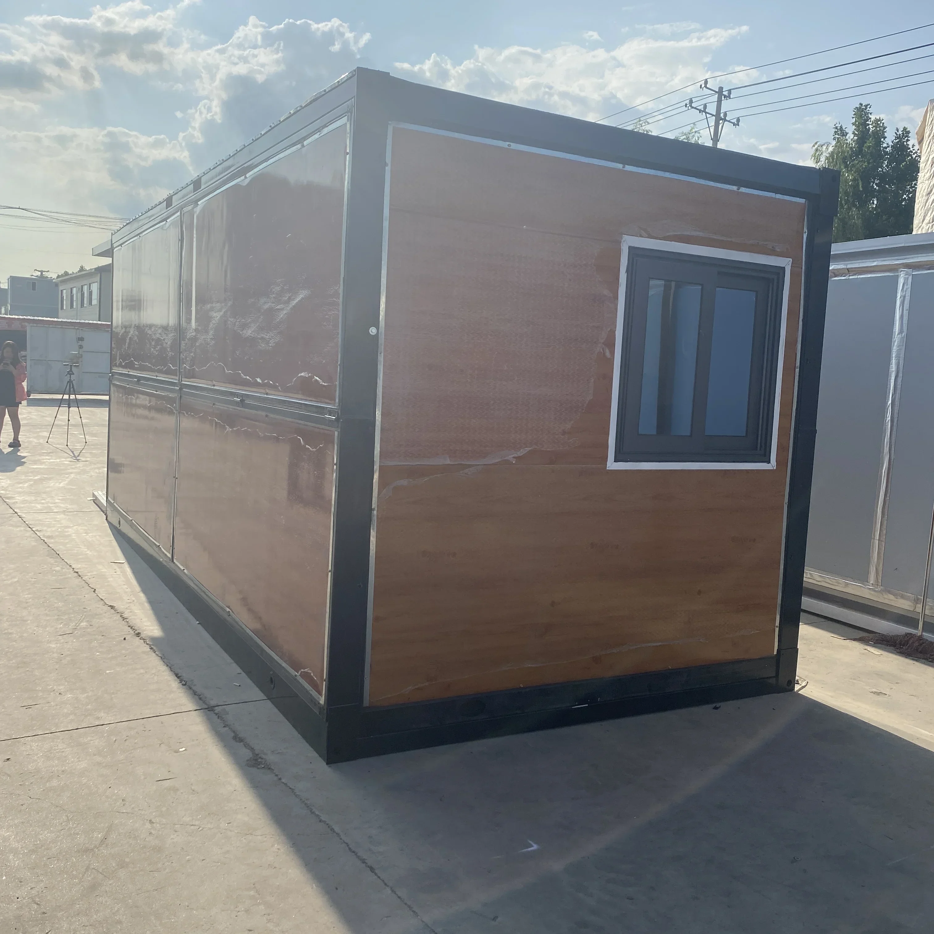 Modern Design Build Living Folding Container House Folding Prefab Container Room Prefabricated Bungalow Folding House