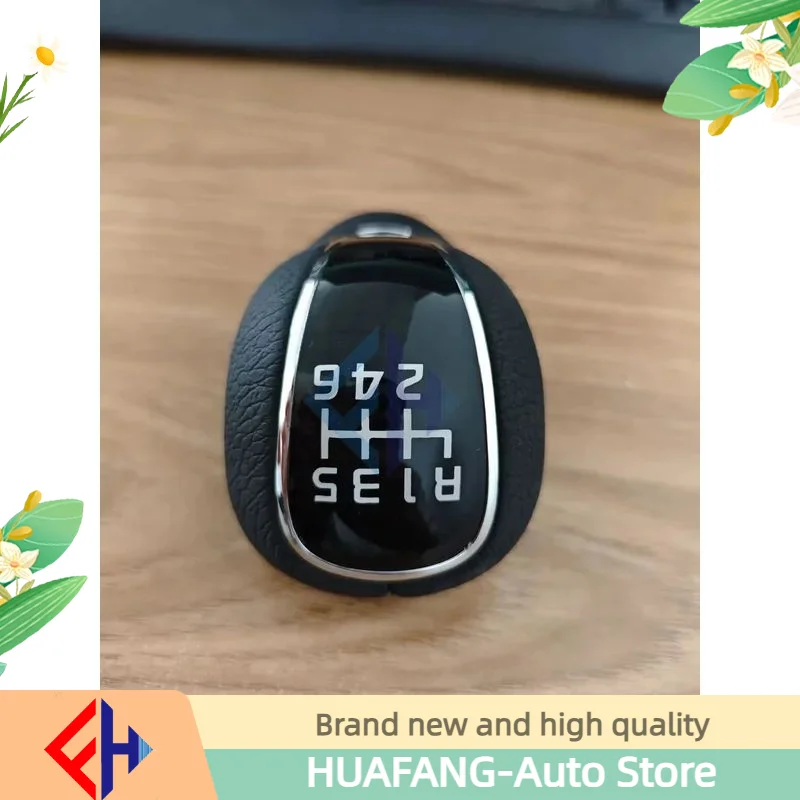 Original 43711a2300 Oem Leather Gear Shift Knob Lever 6-speed For Kia Sorento Um 2015 - 2019 K2500 Bongo 43711c5200 High Quality