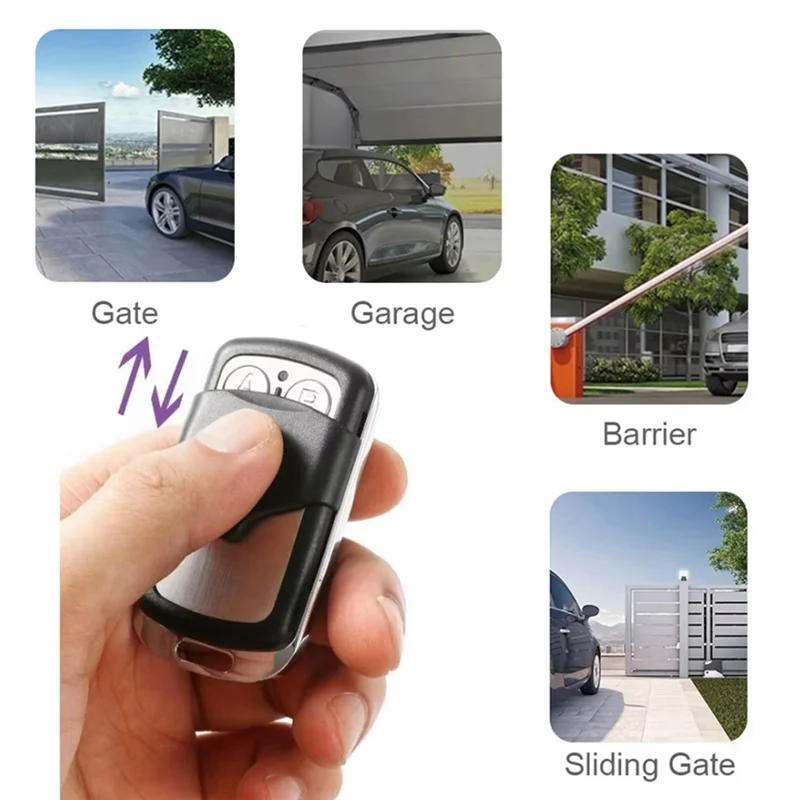 High Quality-Garage Door Remote Control Duplicator 433Mhz Remote Duplicator Compatible With 8/10 DIP Switch, Fixed Code Gate Ope