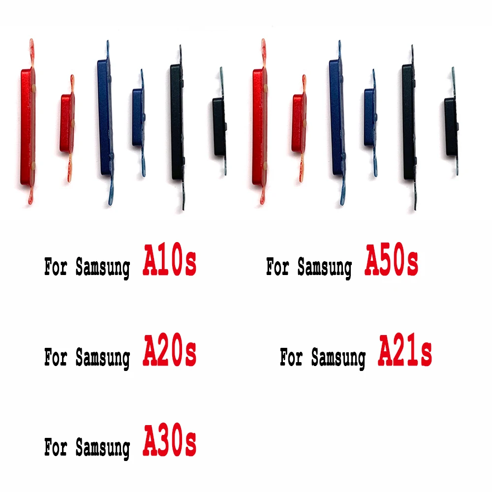 NEW Side Keys Power and Volume Buttons Replacement Parts For Samsung A10S A07F A20S A207F A21S A217F A30S A307F A50S A507F