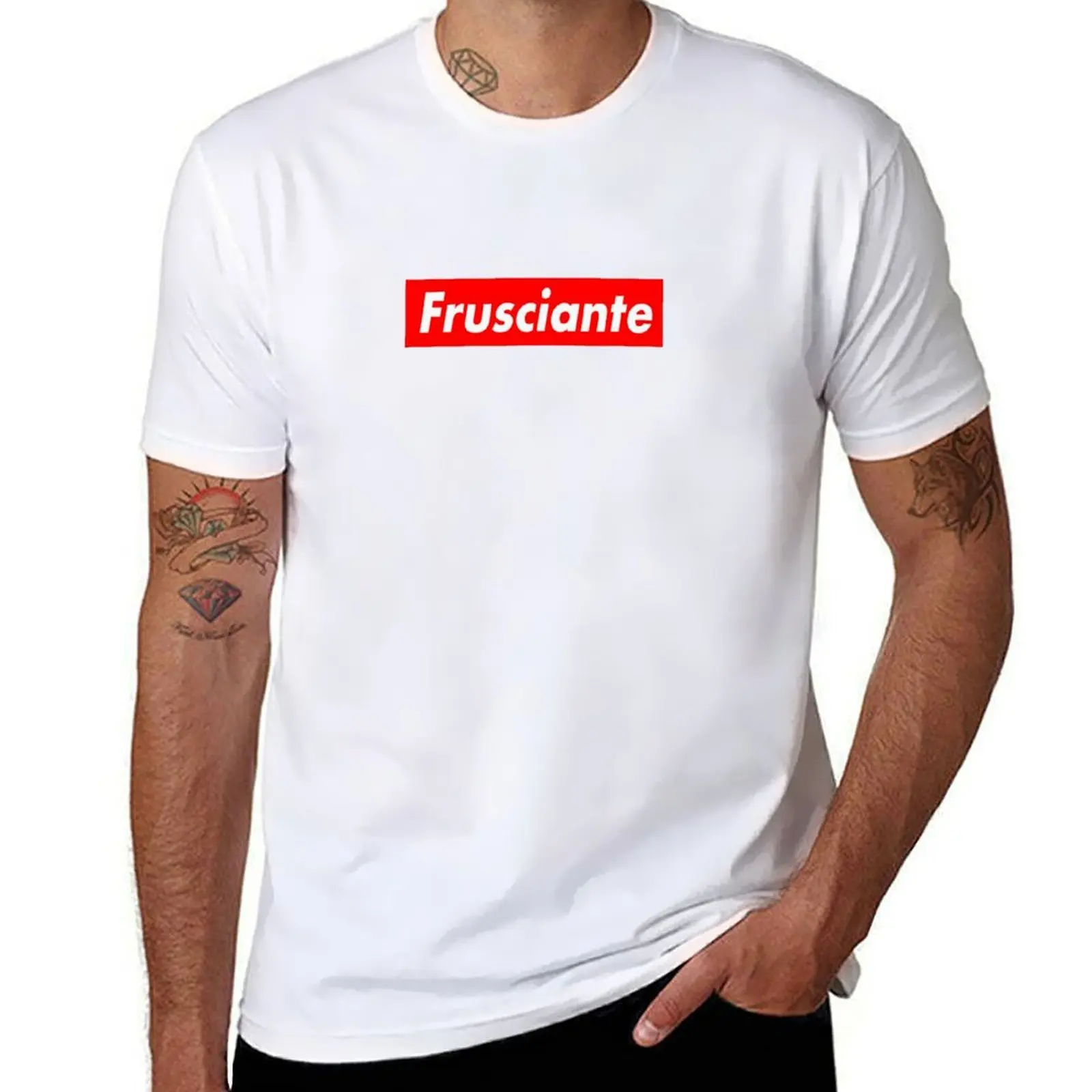 

John Frusciante design T-Shirt t shirts designer t shirts for man cotton funny T-Shirt