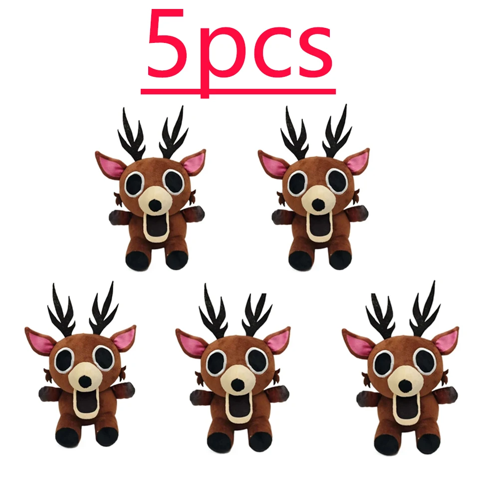 

1PCS-5PCS In Stock 99 Nights Deer Plush Doll 99 Nights In The Forest Anime Peripherals Toy Halloween Christmas Gift@@