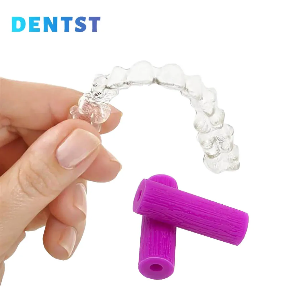 Orthodontic Bite Glue Tooth Chew Aligners Correction Invisible Braces Stick Dental 5 Random Colors 2 Pcs/Box