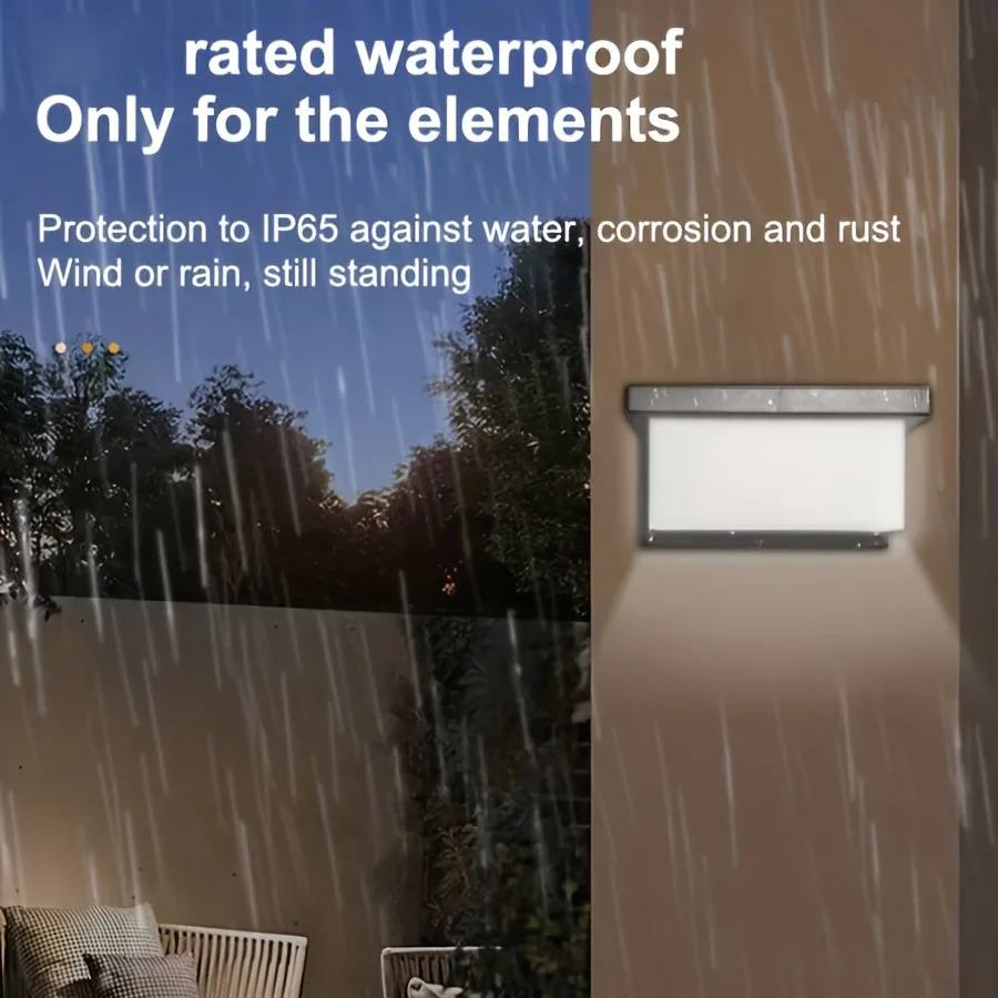 1PC Of Solar Wall Lamp Outdoor Human Body Induction Garden Lamp Outdoor Waterproof Lighting Street Lamp Household Led Solar Lamp