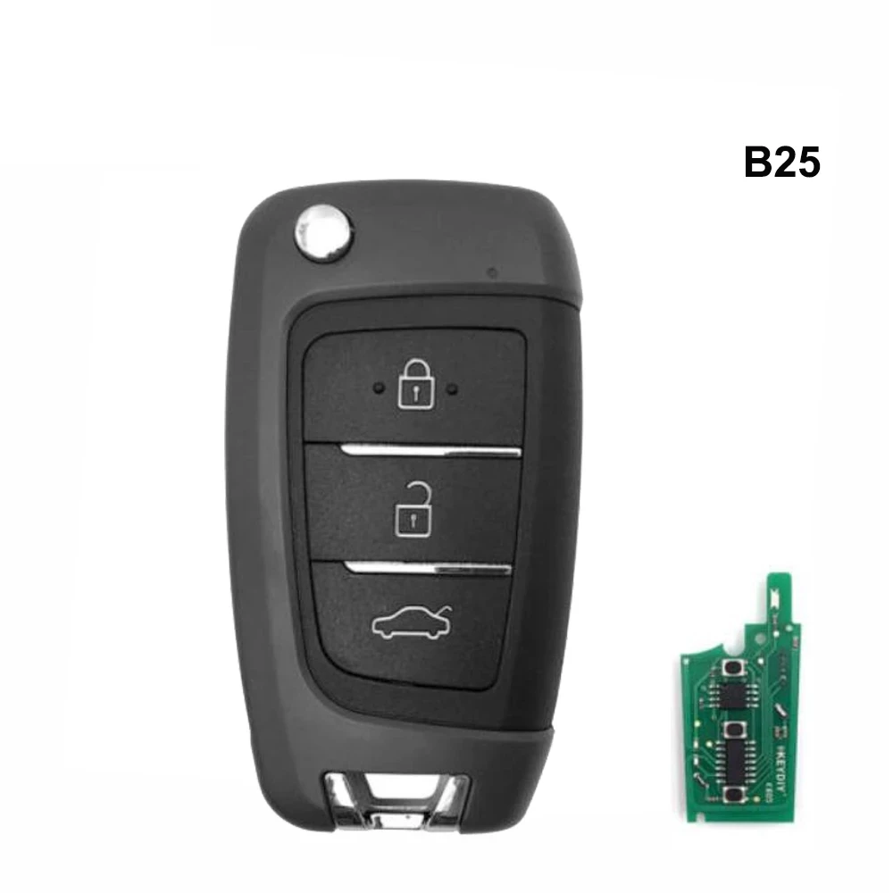 5PCS Original KEYDIY B25 3 button remote key for KD-X2 KD900 KD900+ URG200 Key Programmer Remote Control B-Series NB-Series