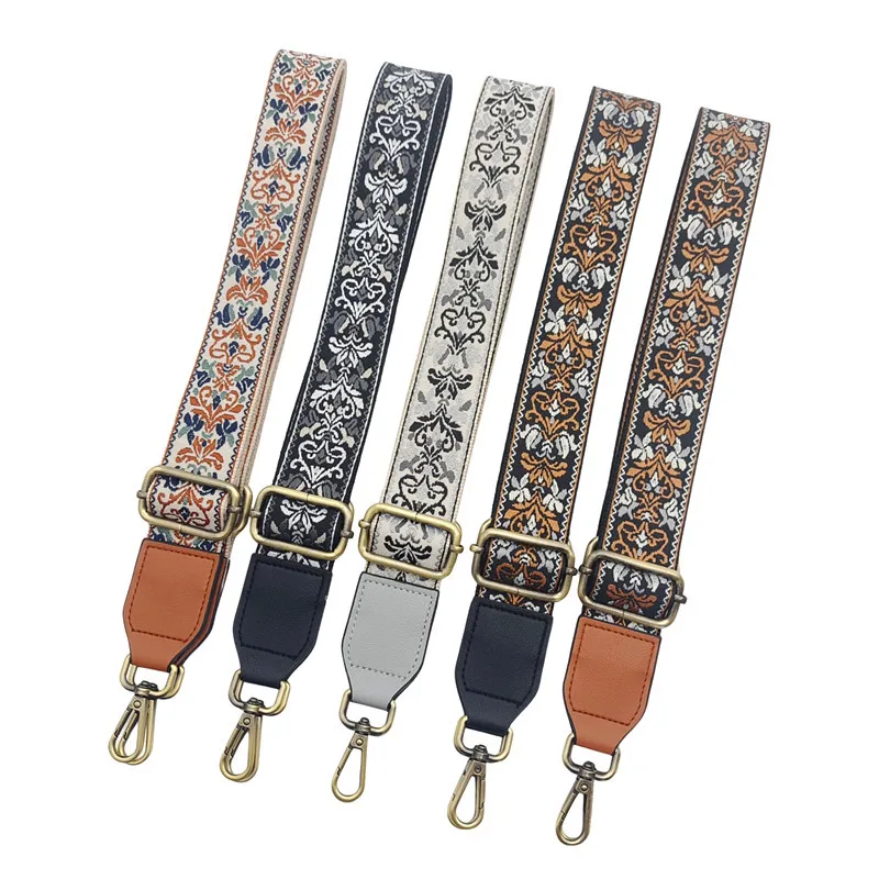 New Color Bag Wide Shoulder Strap Fashionable Canvas Single Shoulder Crossbody 38mm Canvas Creative Adjustable Shoulder Strap